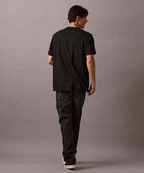 Calvin Klein(カルバン・クライン)の「【ユニセックス】スタックドグラフィックTシャツ(Tシャツ/カットソー・メンズ・ブラック/カーキ/ホワイト・M/L/S/XL)」の5枚目の写真