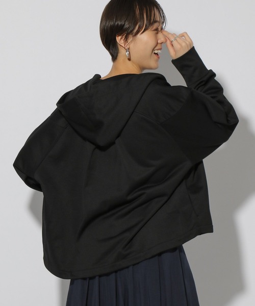 Elura（エルーラ）の「裏毛ZIPパーカー/321620（パーカー・レディース・ブラック/ライトグレー/ホワイト・FREE）」の15枚目の写真