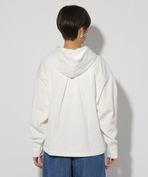 Elura（エルーラ）の「裏毛ZIPパーカー/321620（パーカー・レディース・ブラック/ライトグレー/ホワイト・FREE）」の19枚目の写真