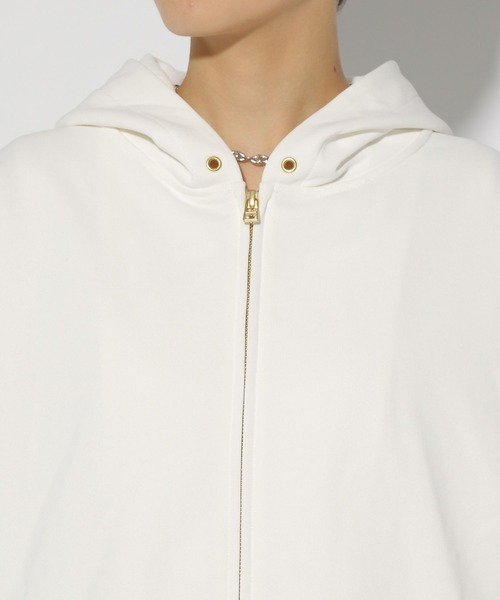 Elura（エルーラ）の「裏毛ZIPパーカー/321620（パーカー・レディース・ブラック/ライトグレー/ホワイト・FREE）」の20枚目の写真