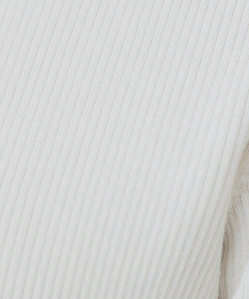 index（インデックス）の「《5色展開》Vネックリブニット【洗濯機洗い可】（ニット/セーター・レディース・チャコール/ライトブルー/オフホワイト/ホワイト系5/ベージュ系その他2・42/36/38/40）」の12枚目の写真
