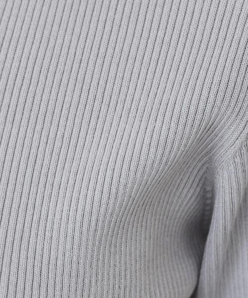 index（インデックス）の「《5色展開》Vネックリブニット【洗濯機洗い可】（ニット/セーター・レディース・チャコール/ライトブルー/オフホワイト/ホワイト系5/ベージュ系その他2・42/36/38/40）」の16枚目の写真