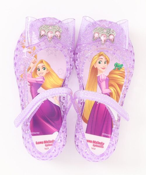 Hawkins（ホーキンス）の「HAWKINS ホーキンス 14-20 JELLY ジェリー HK25201 DISNEY RAPUNZEL（サンダル・キッズ・パープル・16/14/19/17/18/20/15 ）」の4枚目の写真