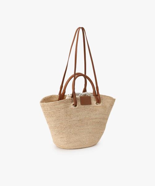 agnes b.（アニエスベー）の「ラフィア 2wayトートバッグ (YAX08－01)（かごバッグ・レディース・ベージュ・FREE）」の10枚目の写真