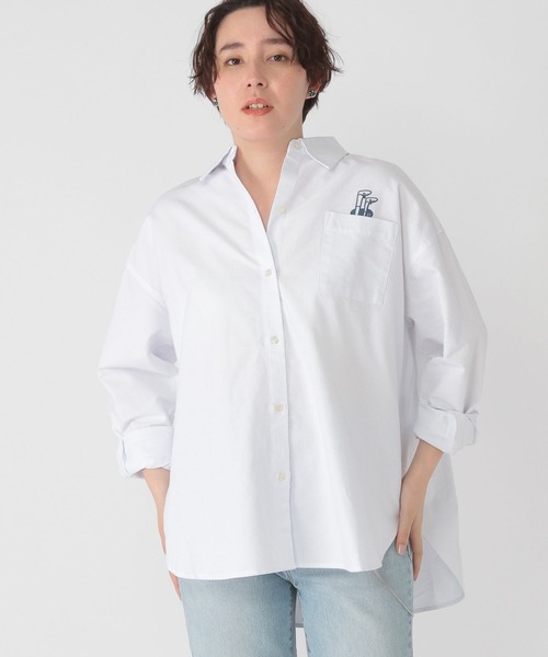 アズニャン様 シャツ 白 KANSAIMAN collection】【形態安定】【レキュラーシルエット