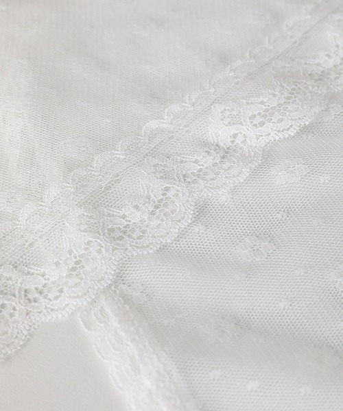 Monocoro toppi（モノコロトッピ）の「花柄 レース バブーシュカ（その他ヘアアクセサリー・レディース・ブラック/ホワイト・フリー）」の5枚目の写真