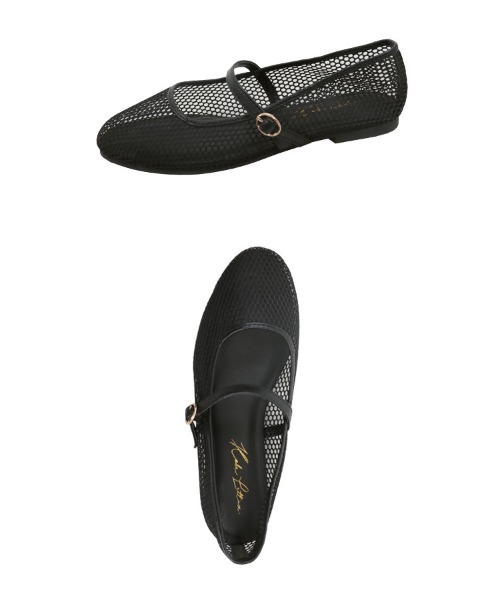 KOBE LETTUCE(コウベレタス)の「メッシュメリージェーンパンプス(パンプス・レディース・ブラック/ベージュ・L/LL/M/S)」の11枚目の写真