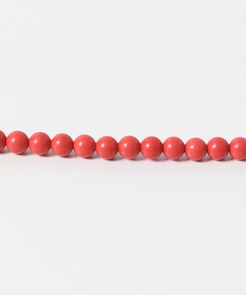 URBAN RESEARCH DOORS(アーバンリサーチドアーズ)の「ストーン6mm玉ネックレス(ネックレス・レディース・レッド/ホワイト系その他・ONE)」の11枚目の写真
