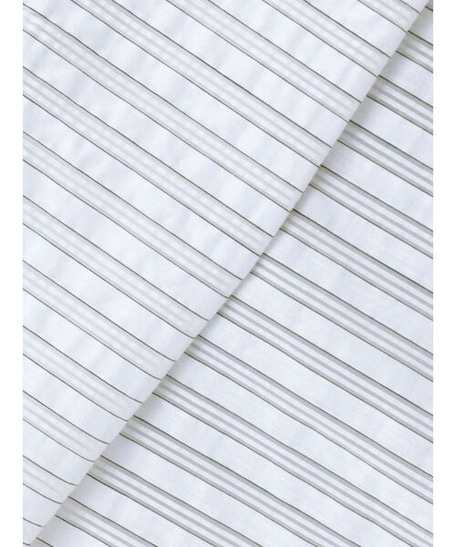 TONAL（トーナル）の「シアーストライプシャツワンピース（ワンピース・レディース・ブルー/オフホワイト/ミント・MEDIUM）」の20枚目の写真