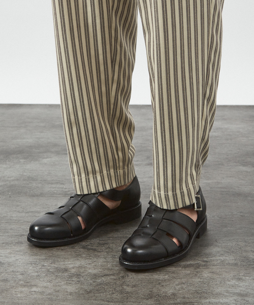 ABAHOUSE（アバハウス）の「【リネンライク 】ストライプ リラックスパンツ / ワイドパンツ（その他パンツ・メンズ・グレー/ベージュ・48/46/44）」の16枚目の写真