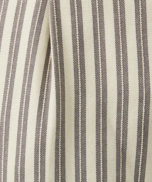 ABAHOUSE（アバハウス）の「【リネンライク 】ストライプ リラックスパンツ / ワイドパンツ（その他パンツ・メンズ・グレー/ベージュ・48/46/44）」の8枚目の写真