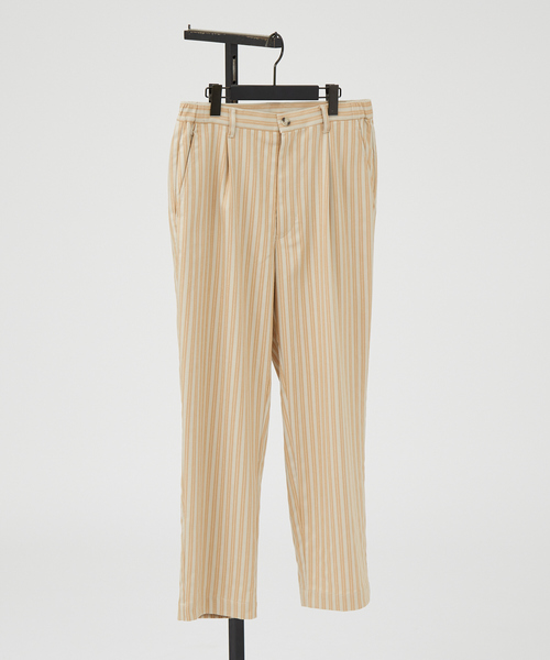ABAHOUSE（アバハウス）の「【リネンライク 】ストライプ リラックスパンツ / ワイドパンツ（その他パンツ・メンズ・グレー/ベージュ・48/46/44）」の13枚目の写真