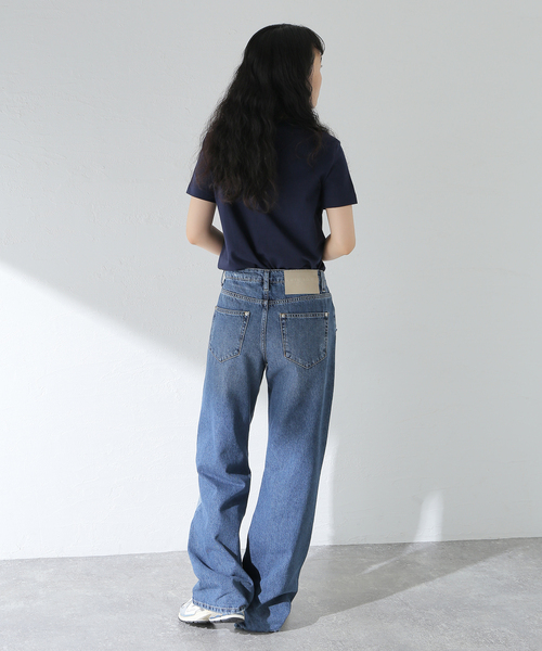 JOINT WORKS（ジョイントワークス）の「Calvin Klein /カルバン クラインSS FLOCKED LOGO CREWNK TEE（Tシャツ/カットソー・レディース・ホワイト/ネイビー/イエロー・X-SMALL）」の7枚目の写真