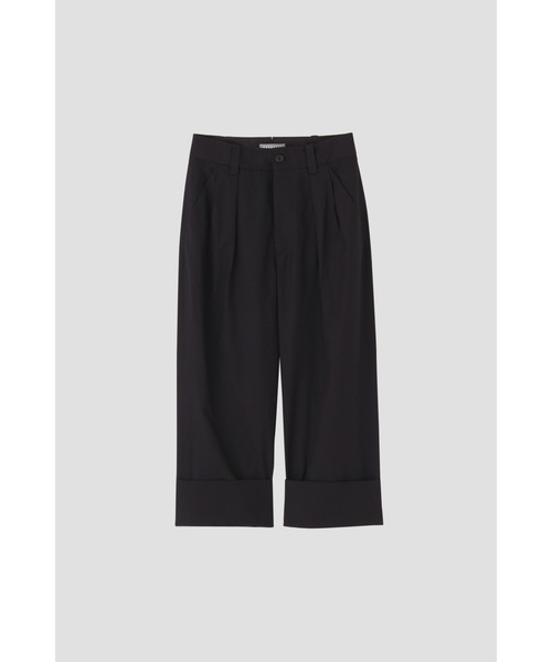WASHED COTTON POPLIN TROUSERS | MARGARET HOWELL