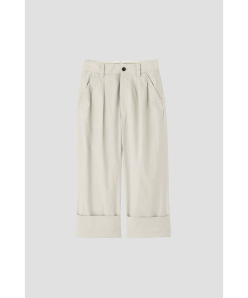 MARGARET HOWELL(マーガレットハウエル)の「WASHED COTTON POPLIN(その他パンツ・レディース・オフホワイト/ブラック・3/2/1)」の5枚目の写真