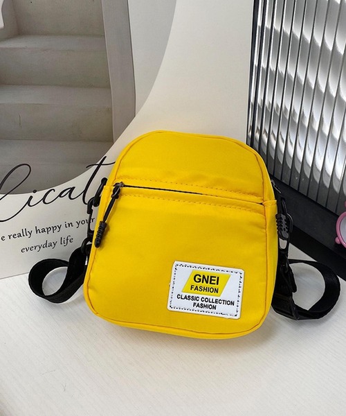 VIBGYOR（ヴィブジョー）の「lulunoix/シンプルショルダーバッグ N15360（ショルダーバッグ・キッズ・ブラック/グリーン/ピンク/レッド/ベージュ/イエロー・FREE）」の5枚目の写真