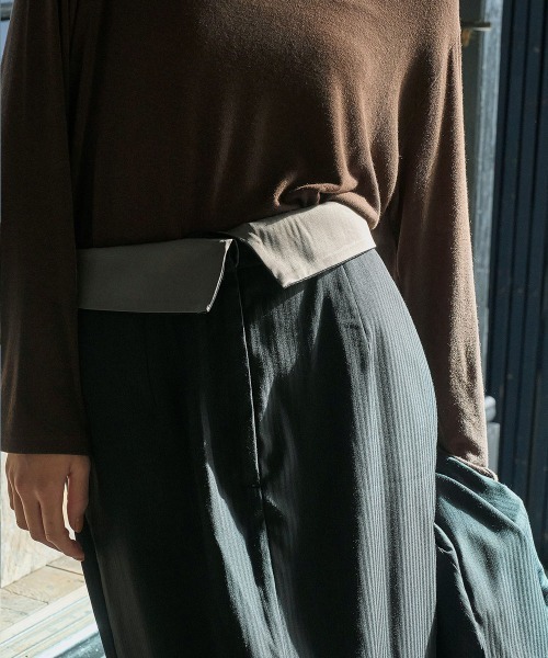 marjour（マージュール）の「WAIST TURNBACK SKIRT（スカート・レディース・ブラック・M/TALL）」の18枚目の写真