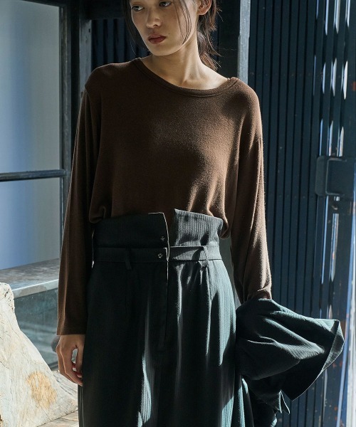 marjour（マージュール）の「WAIST TURNBACK SKIRT（スカート・レディース・ブラック・M/TALL）」の8枚目の写真