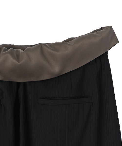 marjour（マージュール）の「WAIST TURNBACK SKIRT（スカート・レディース・ブラック・M/TALL）」の4枚目の写真