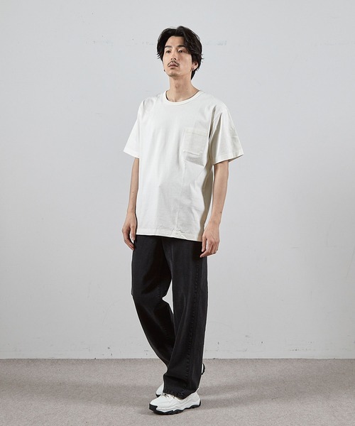 RATTLE TRAP(ラトルトラップ)の「アメリカンコットンポケットTシャツ(Tシャツ/カットソー・メンズ・ブラック/ホワイト・L/M/S/LL)」の8枚目の写真