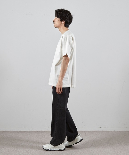 RATTLE TRAP(ラトルトラップ)の「アメリカンコットンポケットTシャツ(Tシャツ/カットソー・メンズ・ブラック/ホワイト・L/M/S/LL)」の9枚目の写真