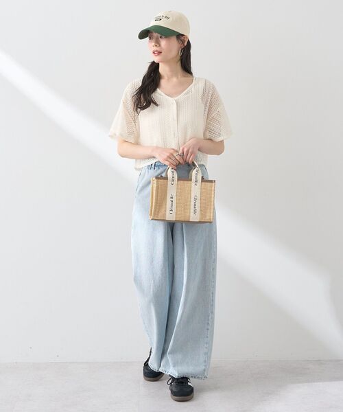 earth music&ecology(アースミュージックアンドエコロジー)の「SET2点レースカーディガン+レイヤードインナー(カーディガン/ボレロ・レディース・ブルー/ブラック/グリーン系その他2/アイボリー・FREE)」の17枚目の写真