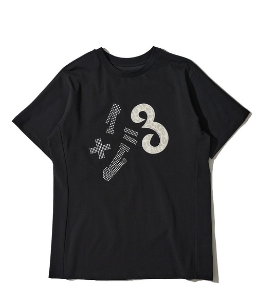 セール】【1PIU1UGUALE3 RELAX】ラインストーンTシャツ