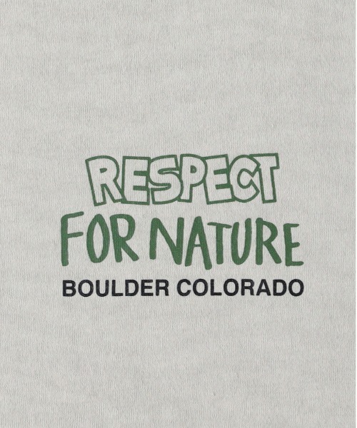 CAMP7（キャンプセブン）の「【CAMP7】バックグラフィックプリントＴ（Tシャツ/カットソー・メンズ・ホワイト/ベージュ・M/L/XL）」の7枚目の写真