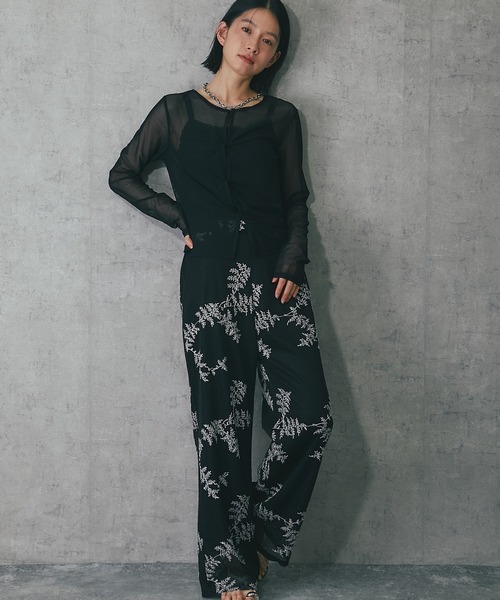 2wayシアートップス 2WAYクロスデザインシアートップス（Tシャツ/カットソー