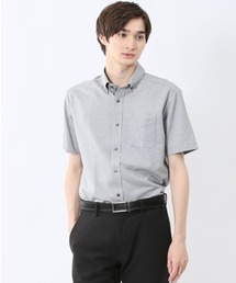 renoma HOMME（レノマオム）の「ビズシャツ メンズ 半袖 ストレッチ 吸水速乾 イージーケア ボタンダウン 綿混 アルティマ クールビズ（ビジネスシャツ）」