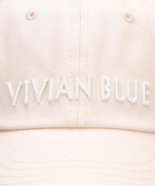 Right-on（ライトオン）の「VIVIAN BLUE(ヴィヴィアンブルー)【キッズ】ロゴ刺繍キャップ（キャップ・キッズ・ブラック/オフホワイト・フリー）」の15枚目の写真