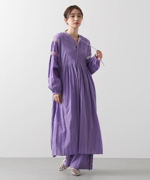 Gready Brilliant（グレディブリリアン）の「サイドフリンジドビーワイドパンツ（その他パンツ・レディース・ブラック/パープル・FREE）」の19枚目の写真