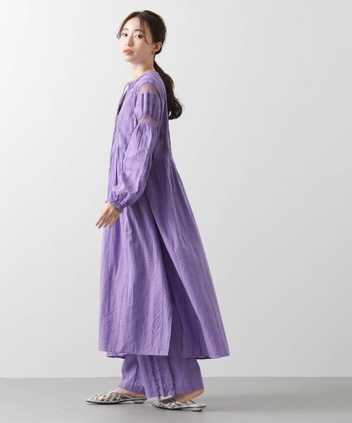 Gready Brilliant（グレディブリリアン）の「サイドフリンジドビーワイドパンツ（その他パンツ・レディース・ブラック/パープル・FREE）」の20枚目の写真