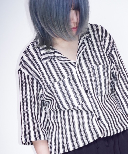 Bling Leads（ブリングリーズ）の「Z)【BLINGLEADS】ABM21979 KNIT SHIRT 1（シャツ/ブラウス・レディース・その他・MEDIUM）」の3枚目の写真