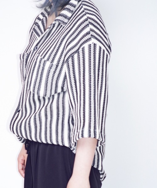 Bling Leads（ブリングリーズ）の「Z)【BLINGLEADS】ABM21979 KNIT SHIRT 1（シャツ/ブラウス・レディース・その他・MEDIUM）」の4枚目の写真