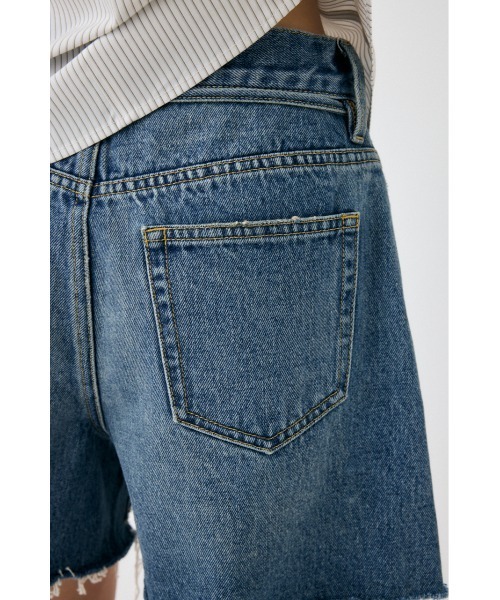 MOUSSY(マウジー)の「WIDE DENIM ショーツ(デニムパンツ・レディース・オフホワイト/ブルー・0/1/2)」の12枚目の写真
