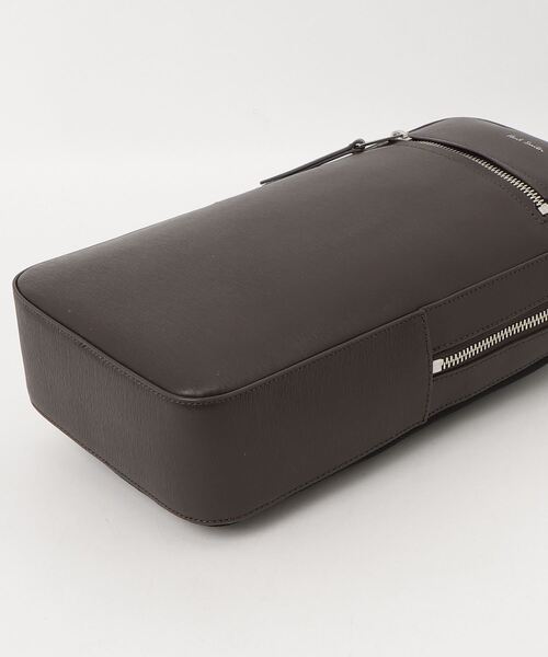 Paul Smith（ポールスミス）の「ストローグレインレザー ボディバッグ【553412 N544B】（ボディバッグ/ウエストポーチ・メンズ・ダークブラウン・FREE）」の9枚目の写真