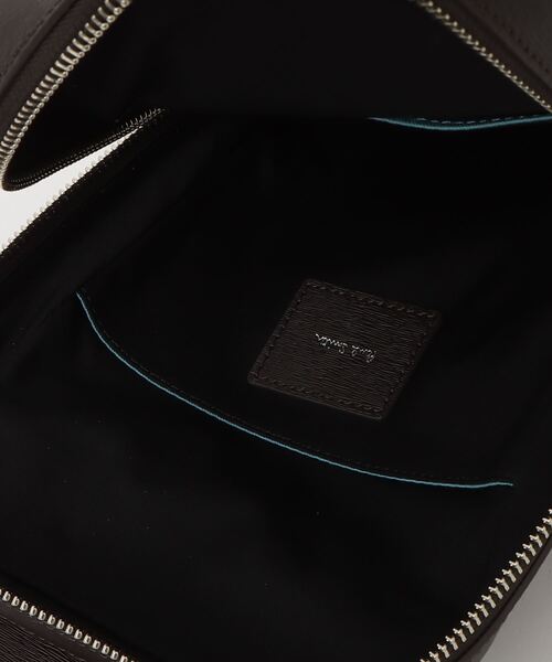 Paul Smith（ポールスミス）の「ストローグレインレザー ボディバッグ【553412 N544B】（ボディバッグ/ウエストポーチ・メンズ・ダークブラウン・FREE）」の8枚目の写真