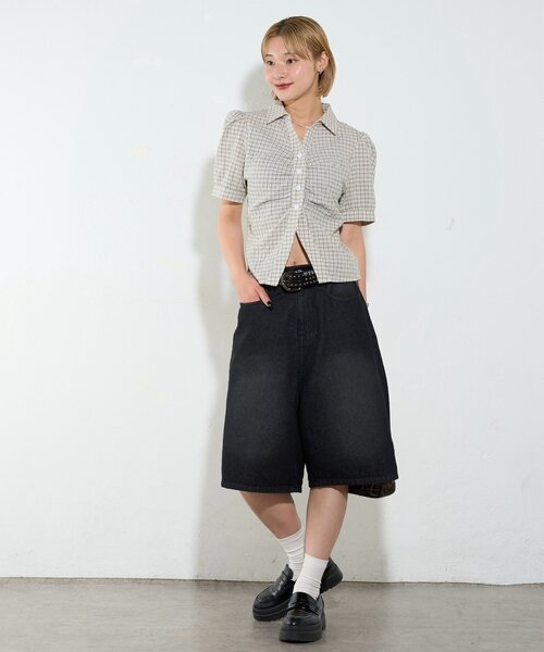 【WHO'S WHO gallery】パフスリーブギャザーブラウス AWカラー新色追加/予約】パフスリーブギャザーブラウス | WHO'S