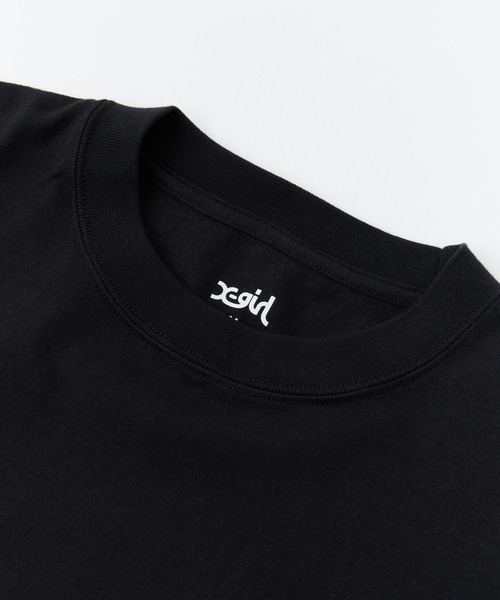 X-girl（エックスガール）の「COLLAGE CAMO FACE S/S BIG TEE DRESS（ワンピース・レディース・ブラック/ホワイト・S/M）」の11枚目の写真