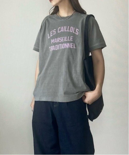 LBC(エルビーシー)の「製品染めプリントTシャツ(Tシャツ/カットソー・レディース・パープル/クリアグリーン/ライトピンク/チャコールグレー/レッド/ライトブルー/ベージュ/ダークグレー・M)」の16枚目の写真