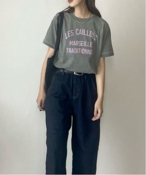 LBC(エルビーシー)の「製品染めプリントTシャツ(Tシャツ/カットソー・レディース・パープル/クリアグリーン/ライトピンク/チャコールグレー/レッド/ライトブルー/ベージュ/ダークグレー・M)」の17枚目の写真