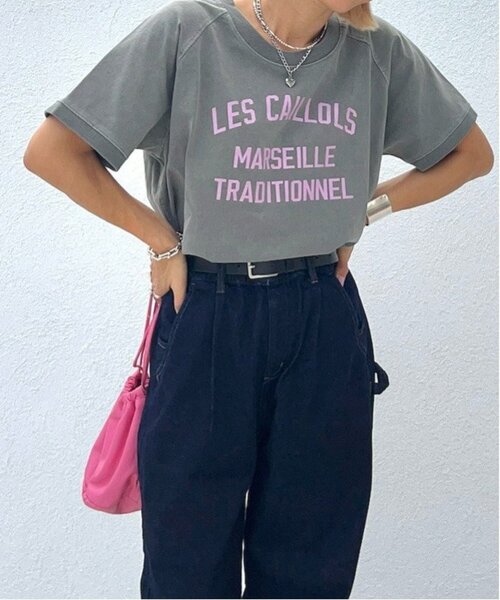LBC(エルビーシー)の「製品染めプリントTシャツ(Tシャツ/カットソー・レディース・パープル/クリアグリーン/ライトピンク/チャコールグレー/レッド/ライトブルー/ベージュ/ダークグレー・M)」の19枚目の写真