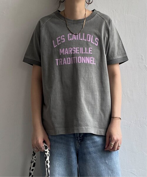 LBC(エルビーシー)の「製品染めプリントTシャツ(Tシャツ/カットソー・レディース・パープル/クリアグリーン/ライトピンク/チャコールグレー/レッド/ライトブルー/ベージュ/ダークグレー・M)」の22枚目の写真
