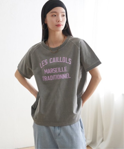 LBC(エルビーシー)の「製品染めプリントTシャツ(Tシャツ/カットソー・レディース・パープル/クリアグリーン/ライトピンク/チャコールグレー・M)」の11枚目の写真