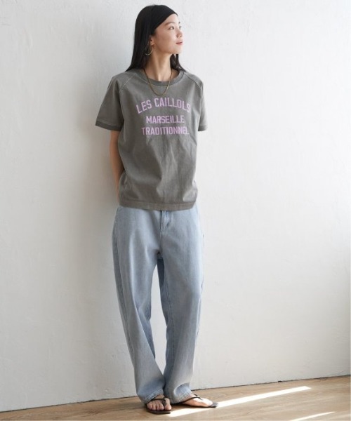 LBC(エルビーシー)の「製品染めプリントTシャツ(Tシャツ/カットソー・レディース・パープル/クリアグリーン/ライトピンク/チャコールグレー・M)」の12枚目の写真