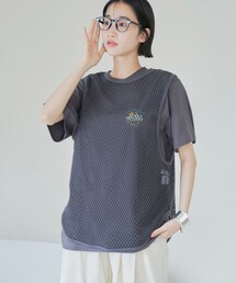 メッシュノースリーブ プルオーバー