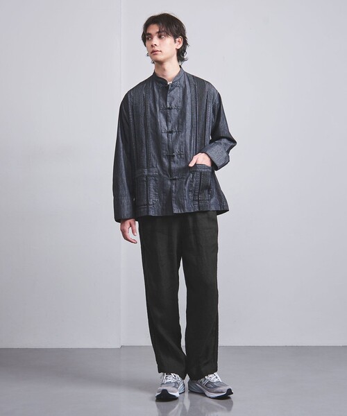 セール】【別注】＜Pheeta＞Trinity ブラック デニムシャツ MENS