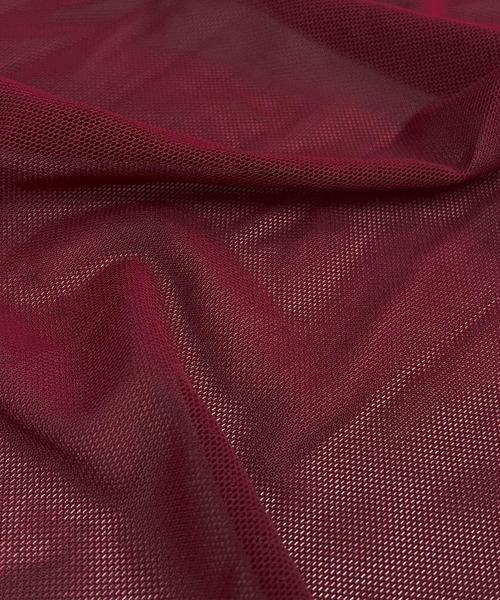 TeddyShop（テディショップ）の「レディース水着 シアー肩リボンバックギャザーハイウエストフリルビキニ 上下2点セット（水着・レディース・ワイン/ブラック/ライトグレー/サックスブルー・L/M/S）」の8枚目の写真