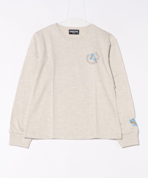 DAYDAY(デイデイ)の「フラワーロゴ L/S Tシャツ(Tシャツ/カットソー・レディース・オートミール/ネイビー・M/L)」の9枚目の写真
